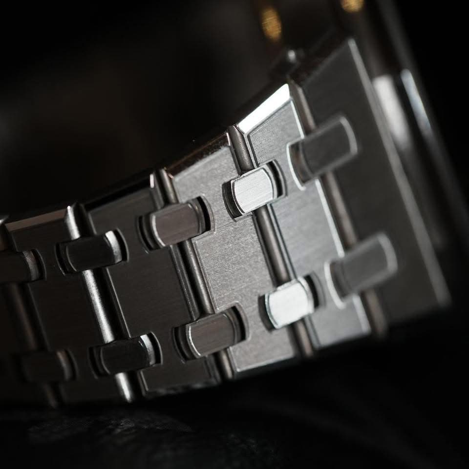 Close-up of bracelet links